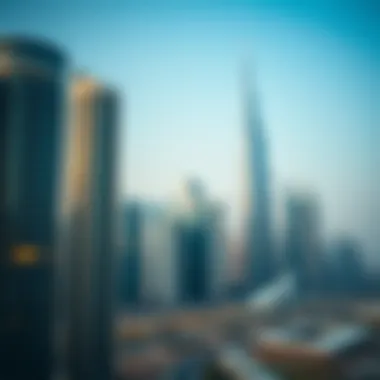 Dubai skyline showcasing real estate developments