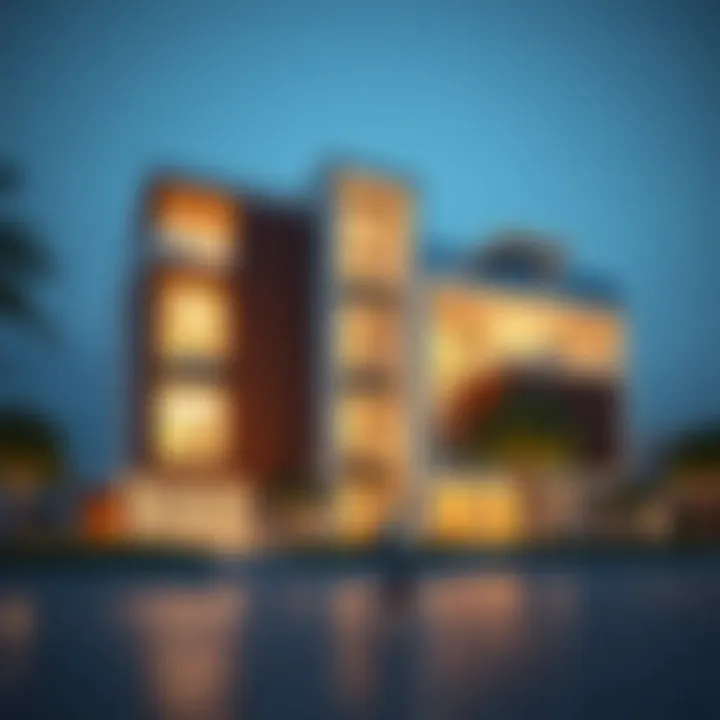 Modern architectural designs in Dubai