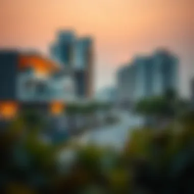 Modern Architecture of Jebel Ali Overview of Jebel Ali residential area showcasing its modern architecture and community layout