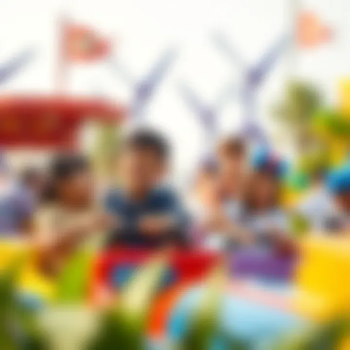 Family Fun at Legoland® Dubai Families enjoying various rides and attractions in Legoland® Dubai