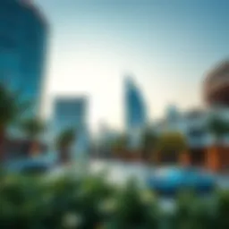 A stunning view of L'Eto City Walk showcasing modern architecture