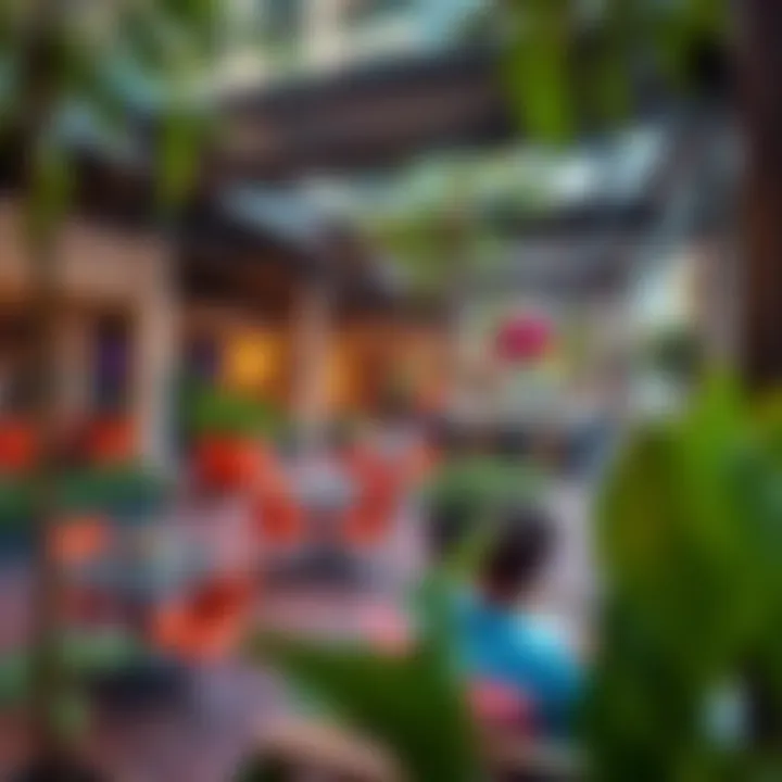 Outdoor Spaces at L'Eto City Walk Vibrant outdoor spaces of L'Eto City Walk filled with greenery