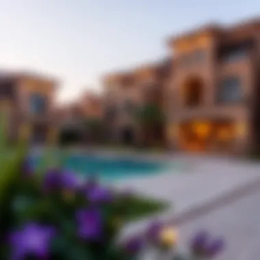 Luxurious residential properties in a gated community