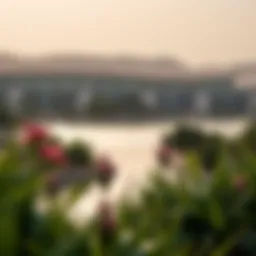 Serene view of Love Lake surrounded by greenery