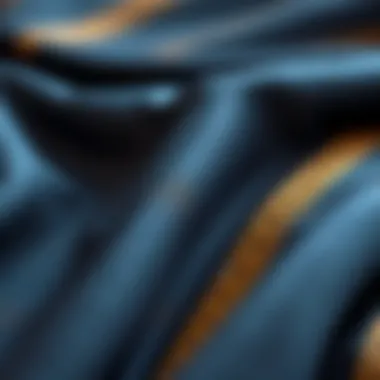 Close-up of high-quality fabric used in Emirati abayas