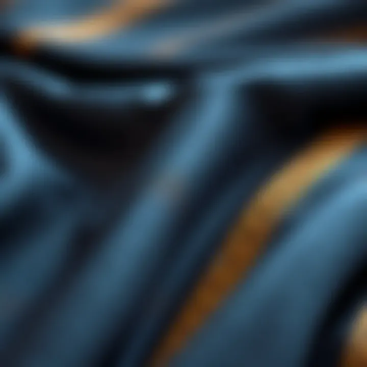 Close-up of high-quality fabric used in Emirati abayas