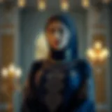 Elegant Emirati abaya showcasing intricate embroidery