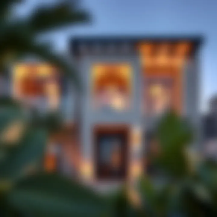 Showcasing the architectural design of a Makeen property