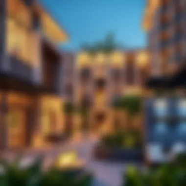 A modern community space promoting lifestyle in Dubai
