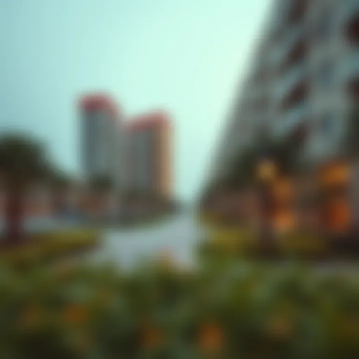 Green parks and recreational areas in Millennium Al Barsha