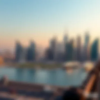 Dubai skyline representing economic growth