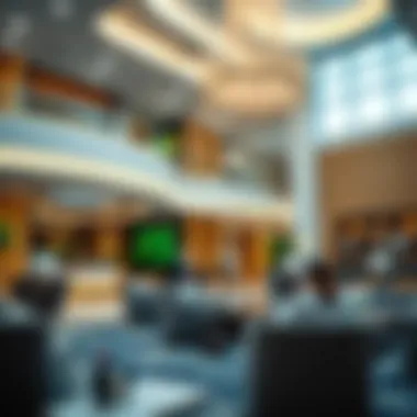 Elegance of the Lobby at Mövenpick Downtown Dubai Luxurious lobby area exuding elegance and comfort