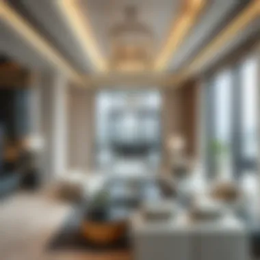 Interior design showcasing luxury in Oceanic Tower