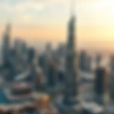 Panoramic skyline featuring Oceanic Tower