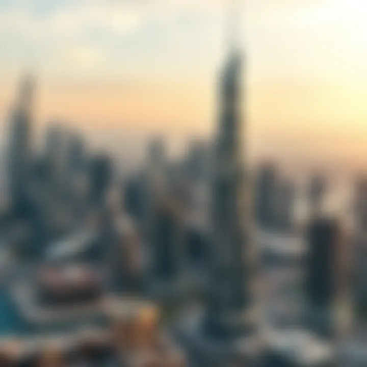 Panoramic skyline featuring Oceanic Tower