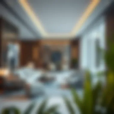 Luxurious Office Interior Design in Oud Metha Interior of a luxury office space with modern furnishings