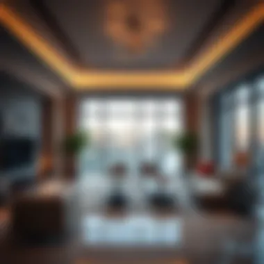 Luxurious interiors of a residential unit in Park Island