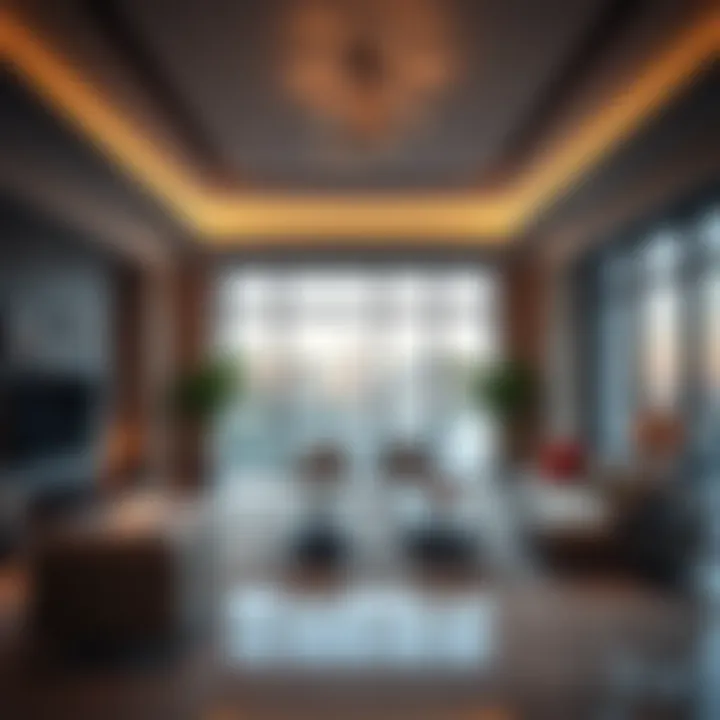 Luxurious interiors of a residential unit in Park Island