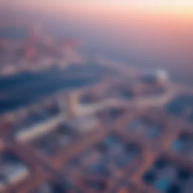 Aerial Infrastructure of RAK FTZ Aerial view of Ras Al Khaimah Free Trade Zone highlighting its infrastructure