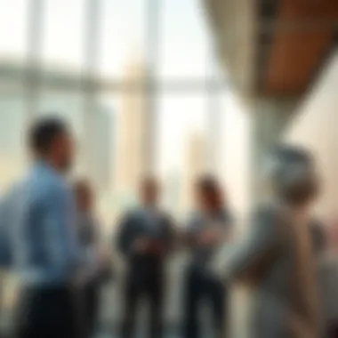 Business Opportunities in RAK FTZ Business professionals discussing opportunities within RAK FTZ