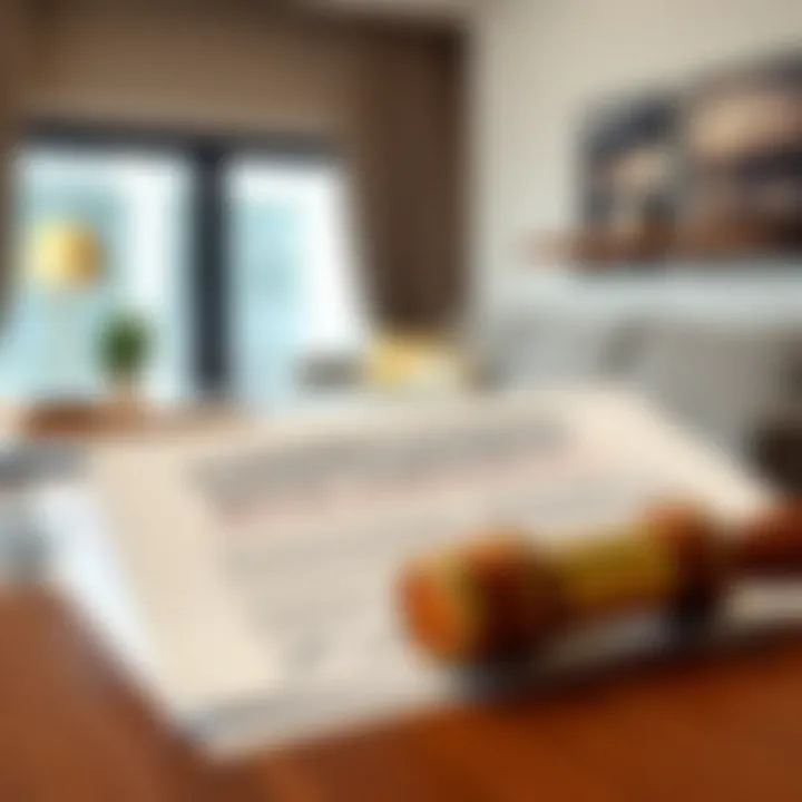 Legal documents and contracts for rental agreements