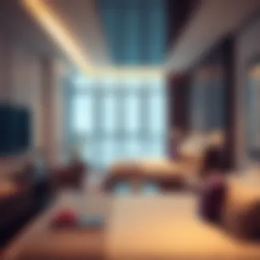 Modern room interiors available for rent in Sports City