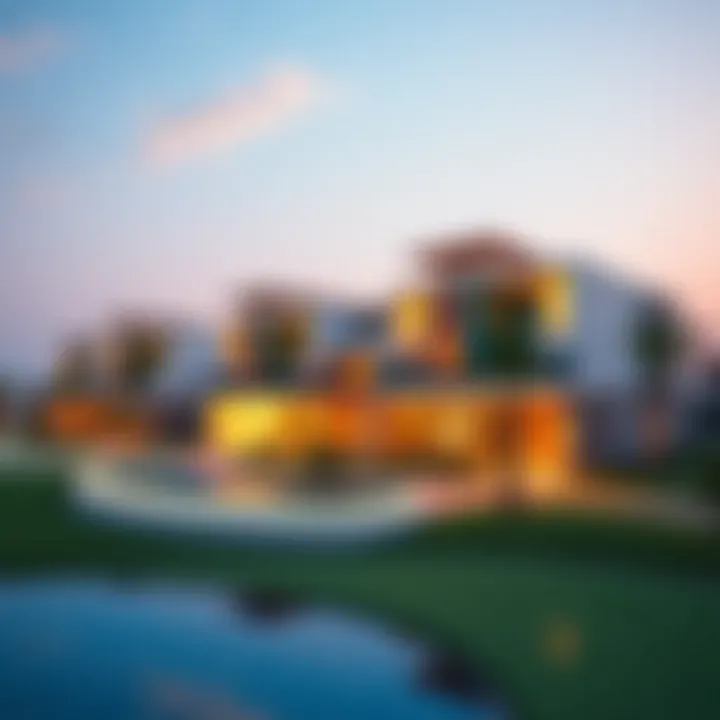 Stunning view of Samana Golf Views residential complex showcasing modern architecture