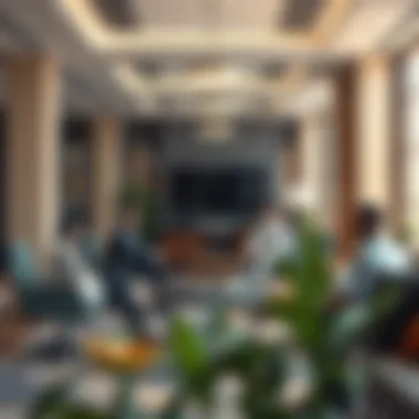 Business meeting in a professional setting within Sharjah Industrial Area 18