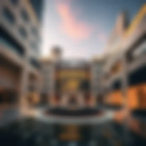 Architectural marvel of Shi Plaza Al-Shawamekh showcasing modern design