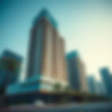 Architectural Elegance of Silver Tower JLT Architectural view of Silver Tower JLT showcasing its modern design