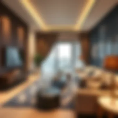 Modern Studio Setting in Al Barsha Modern studio interior with stylish furnishings