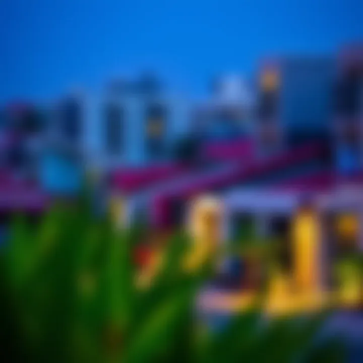 A vibrant neighborhood in Dubai illustrating lifestyle aspects