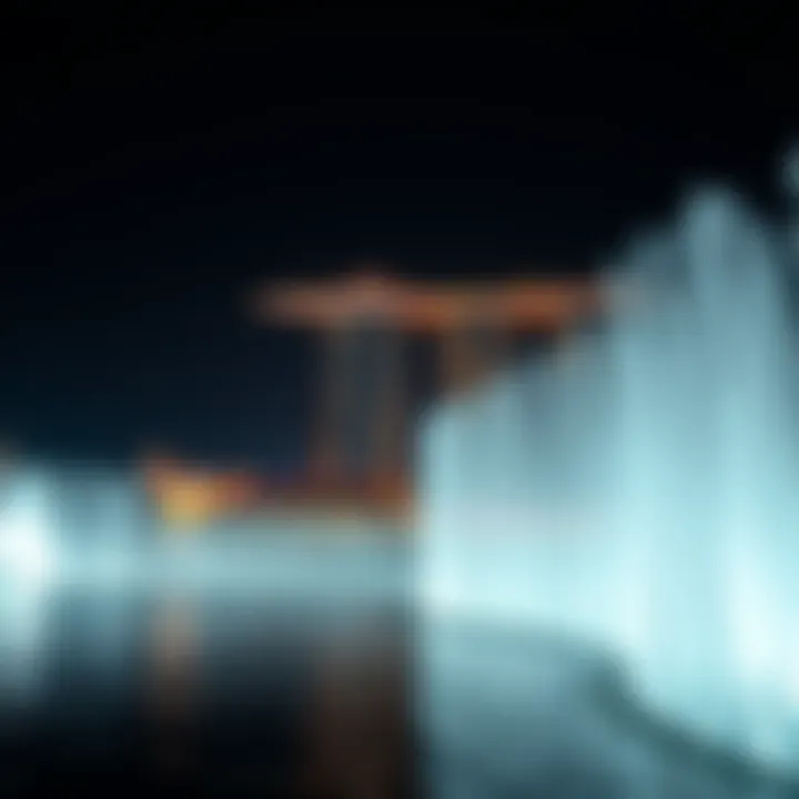 Innovative technology powering the water display