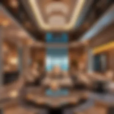 Interior design elements highlighting luxury and sophistication within the resort