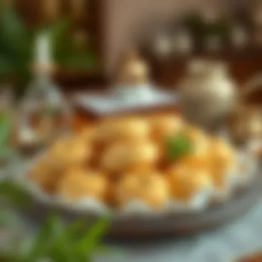 A beautifully arranged platter of Al Harees, symbolizing tradition