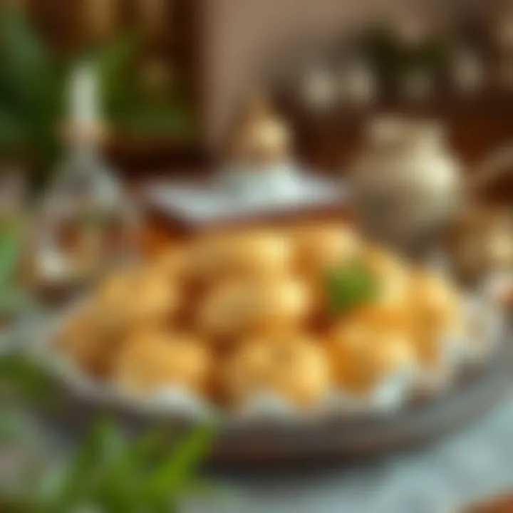 A beautifully arranged platter of Al Harees, symbolizing tradition