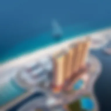 Aerial view of the Palm Jumeirah, a symbol of engineering excellence