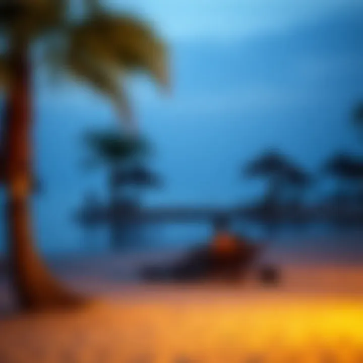 Relaxing atmosphere at Hudayriat Beach post closing