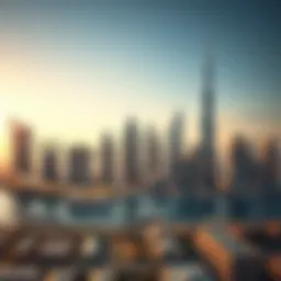Dubai skyline showcasing modern architecture