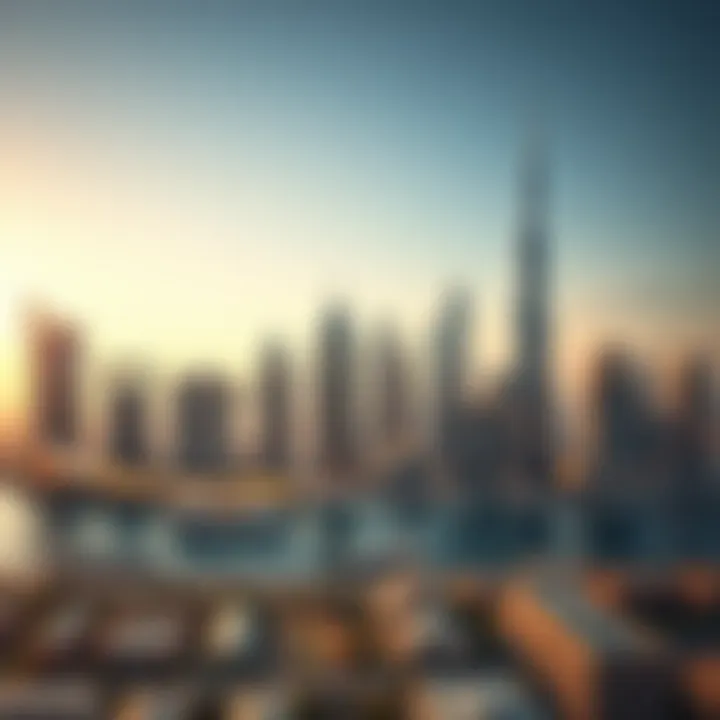 Dubai skyline showcasing modern architecture