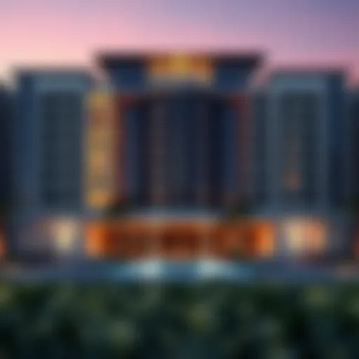 Luxurious exterior view of Oceana Residence showcasing its architectural brilliance