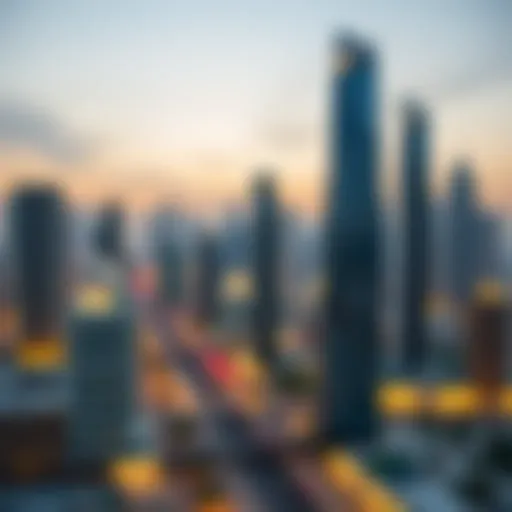 Skyline of Dubai showcasing off-plan developments