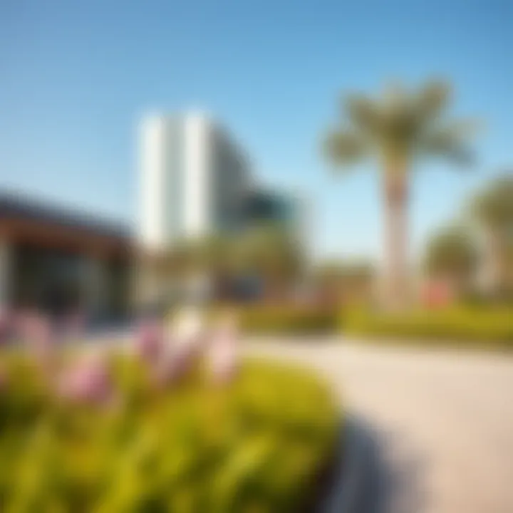 Eco-friendly features of Rashidiya Park that contribute to the urban ecosystem.