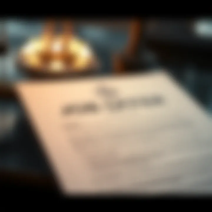 Close-up of a job offer letter symbolizing new opportunities