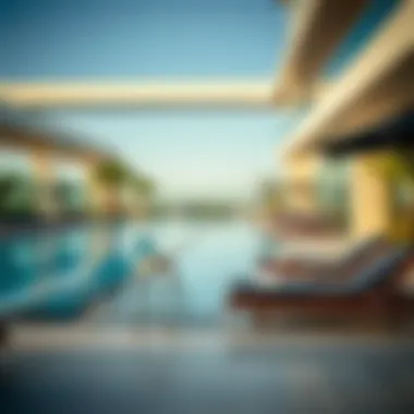 Luxurious amenities at Verdana Residence including a pool and fitness center