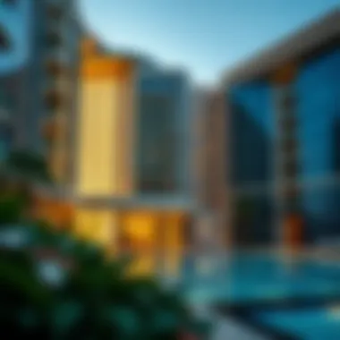 Architectural Marvel of Verdana Residence Stunning architectural design of Verdana Residence showcasing modern luxury