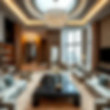 Interior Elegance of W Residences Luxurious interior design showcasing modern elegance