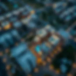 Aerial view of Wasl1 development showcasing modern architecture